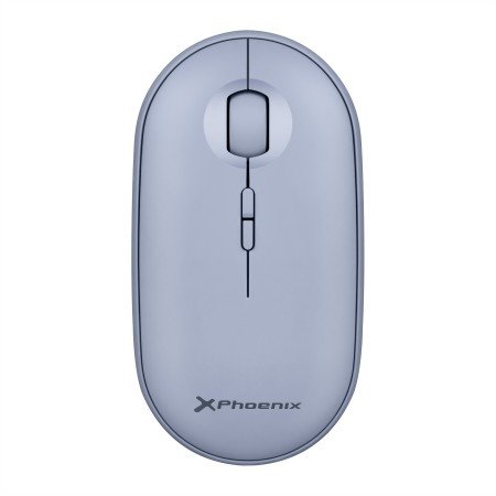 Phoenix Rebble Bluetooth ou 24Ghz Wireless Mouse com receptor USB Silent Click para Laptop Notebook PC Chomebook Mac