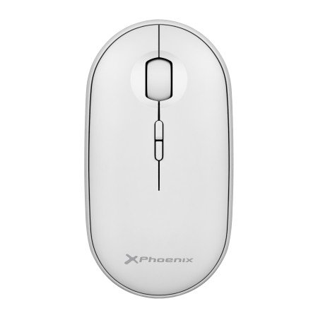 Phoenix rebble mouse sem fio bluetooth ou 2.4 ghz com receptor usb clique silencioso para notebook notebook pc chomebook mac cor