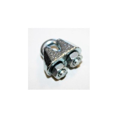 Abraçadeira de cabo reta galvanizada din - 741 3 mm.
