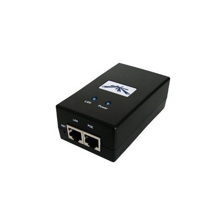 Adaptador poe redes Ubiquiti - 24 poe 24vdc 12w gigabit