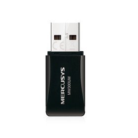 Adaptador Wi-Fi Mercusys MW300UM 300 Mbps USB 2.0