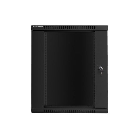 Armário Lanberg 15u 600x600x774 rack automontado 19 até 60 kg preto