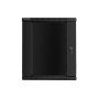 Armário Lanberg 15u 600x600x774 rack automontado 19 até 60 kg preto