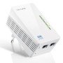 Adaptador de rede wifi linha elétrica av600 300mbps powerline tp - link