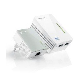Pacote 1 adaptador de rede wi-fi +1 powerline normal de 500mbps powerline tp - link