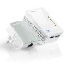 Pacote 1 adaptador de rede wi-fi +1 powerline normal de 500mbps powerline tp - link
