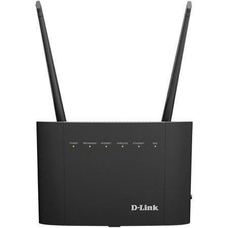 Roteador Wi-Fi d - link dsl - 3788 4 portas lan ac1200 banda dupla 2 antenas