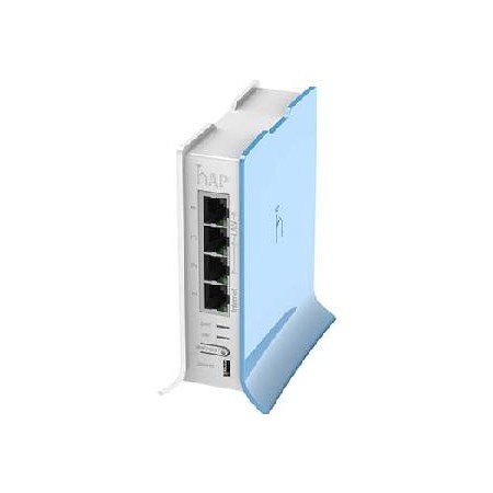 Mikrotik router board rb - 941 - 2nd - tc hap lite formato torre 650mhz cpu 32mb ram 4xlan 2.4ghz 802b - g - n 2x2 wireless