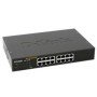 Switch 16 portas 10 - 100 - 1000 gigabit metal cobre desktop switch d - link