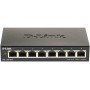Switch d - link 8 portas 10 - 100 - 1000 gerenciáveis easysmart
