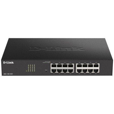 Switch d - link 16 portas gerenciáveis gigabit ethernet 10 - 100 - 1000