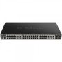 Switch d - link 52 portas gerenciáveis 48 gigabit ethernet 10 - 100 - 1000 poe 4 sfp