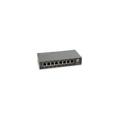 Switch nível um 8 portas 10 - 100 - 1000 poe 120w sem gerenciamento