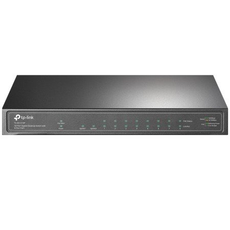 Switch 10 portas tp - link tl - sg1210p 10 - 100 - 1000 8 portas poe+ 1 porta sfp