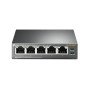Switch 5 portas tp - link tl - sf1005p 10 - 100 4 portas poe