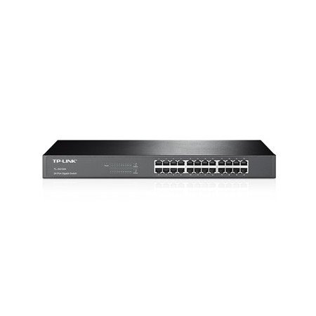 Switch 24 portas 10 - 100 - 1000 rack 19 polegadas 1u tp - link