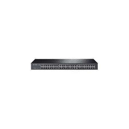 Switch 48 portas 10 - 100 - 1000 rack 19 polegadas 1u tp - link