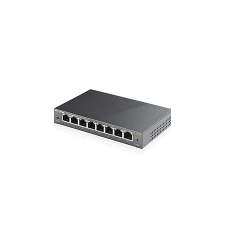 Switch 8 portas 10 - 100 - 1000 tp - link cinza