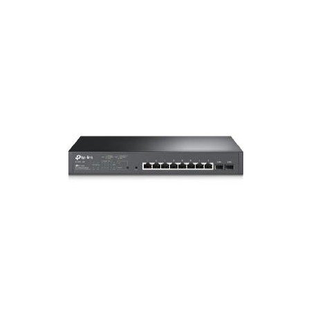Switch 8 portas 10 - 100 - 1000 poe 150w +2 sfp management l2+ tp - link