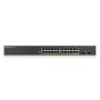 Switch 26 portas zyxel gs1900 - 24hpv2 24 portas gigabit ethernet 2 portas sfp