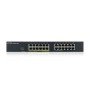Switch 24 portas zyxel gs1915 - 24ep - eu0101f 100 - 1000 gigabit ethernet 12 portas poe