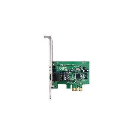 Placa de rede Ethernet pci - express 10 - 100 - 1000 rj 45 tp - link de baixo perfil