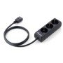 Power strip equipar 3 saídas especiais sais conector iec macho 1,1m