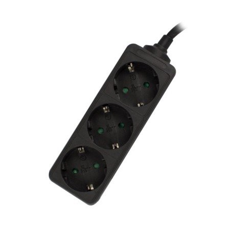 Filtro de linha com 3 soquetes shucko e cabo de 1,5 metros