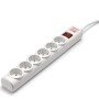 Filtro de linha Salicru sps.safe 6 6 tomadas Schuko interruptor de luz de proteção infantil