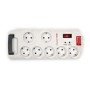 Filtro de linha Salicru sps.safe 7 7 tomadas schuko interruptor de luz de proteção infantil