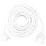 Cabo de extensão de corrente elétrica prata 2m - 3x 1,5mm - 250v - 16a - 3.500w -