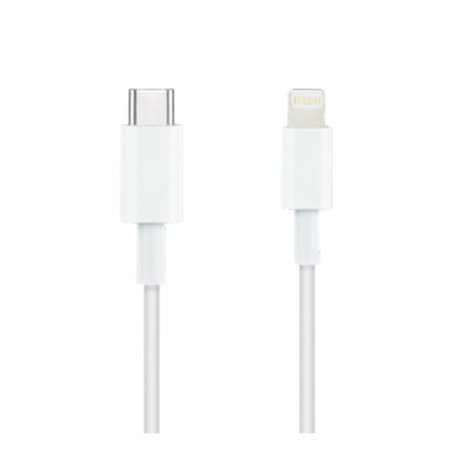 Cabo nanocabo Lightning para usb tipo c apple iphone ipad ipod branco 1m