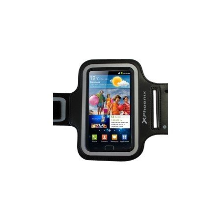Capa para telefone com braçadeira esportiva Phoenix - smartphones - iphone - até 5,7 polegadas