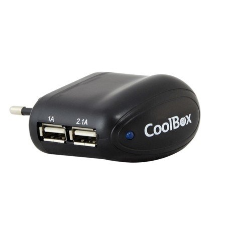 carregador de parede coolbox 5v 2xusb