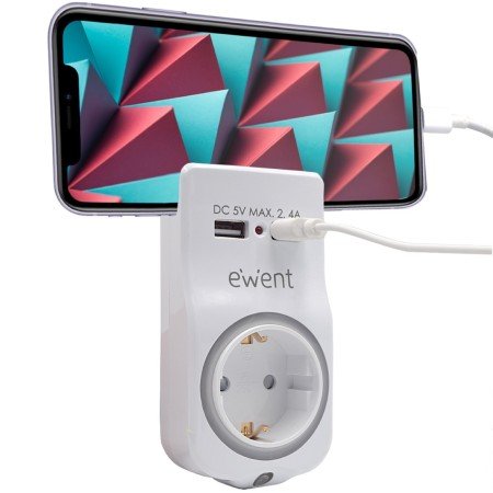 carregador usb ewent 4 em 1 2.4a