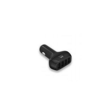 carregador de carro ewent ew1354 4 portas usb 9.6a