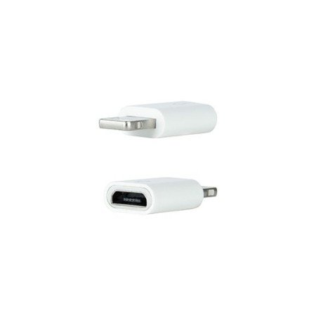 Adaptador de nanocabo Lightning para micro usb - macho - fêmea - branco