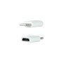 Adaptador de nanocabo Lightning para micro usb - macho - fêmea - branco