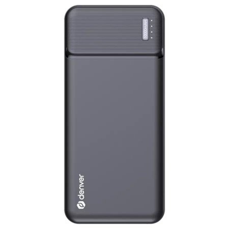 Bateria externa portátil powerbank denver pqc - 10007 10000mah micro usb - usb tipo c