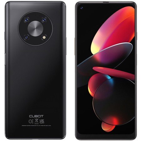 Celular smartphone cubot max 3 preto 6,95 polegadas - 64gb rom - 4gb ram - 48mpx - 16mpx - octa core - 5000 mah - dual sim - nfc