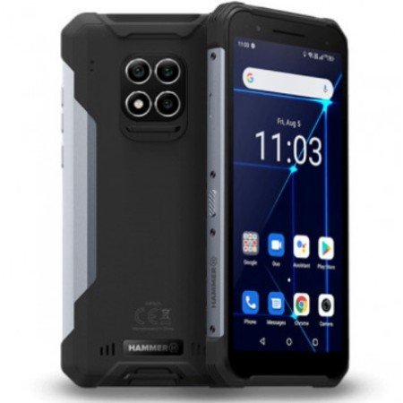 Celular smartphone martelo construção meteorito preto - 128gb rom - 6gb ram - 16 + 8 + 0,08 mpx - 8 mpx - 4g - dual sim - octa c