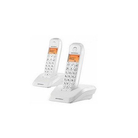 Motorola s1202 telefone sem fio duo branco