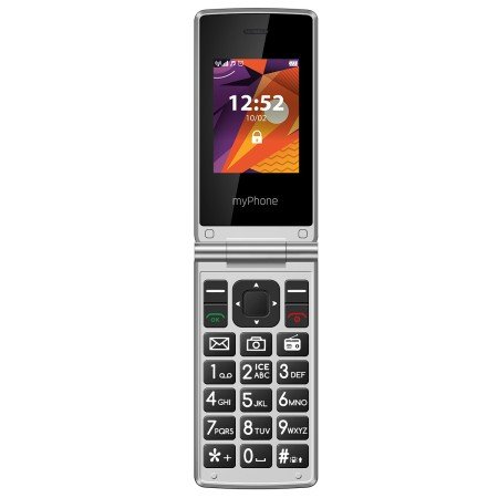 Celular myphone tango lte preto - prata - 2,4 polegadas - 2mpx - 4g - preto e prata