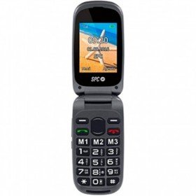 Celular spc harmonia tipo capa preta - dual sim - 2,4 polegadas - microsd - rádio fm - bluetooth