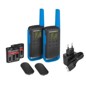Walkie talkie motorola t62 blue duo - até 8km