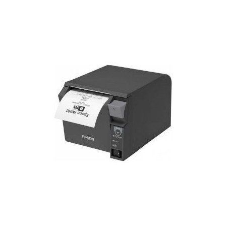 Impressora de tickets epson tm - t70ii direct thermal usb + rede ethernet preto
