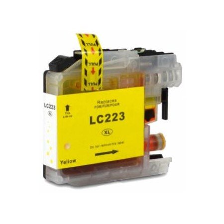 Brother LC223/LC221 Tinteiro Amarelo - Compatível