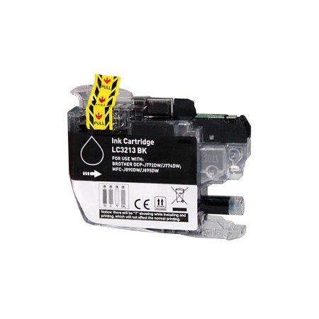 Brother LC3213/LC3211 Tinteiro Preto - Compatível