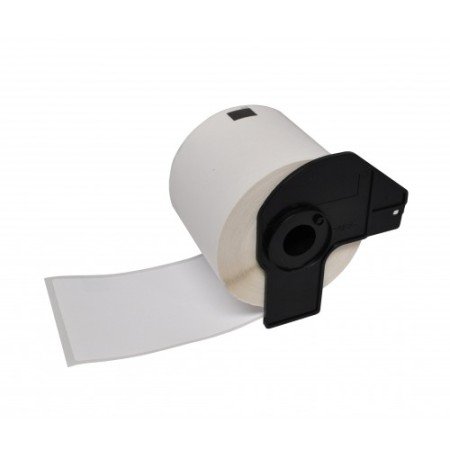 Brother DK11202 - Etiquetas Precortadas para Envios - 62x100 mm - 300 Unidades - Texto Preto sobre fundo branco - Compatível