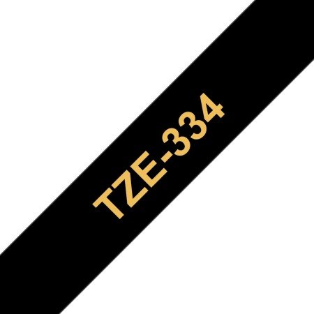 Brother TZe334 Cinta Laminada de Etiquetas - Compatível